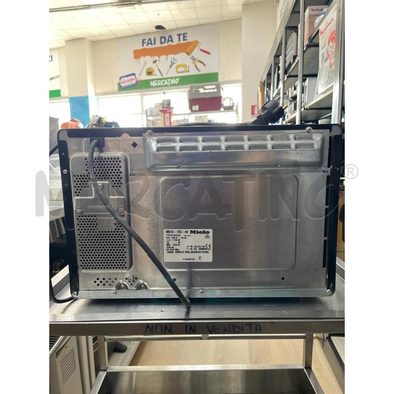 FORNO MICROONDE M615 1EG MIELE | Mercatino dell'Usato Teramo 4