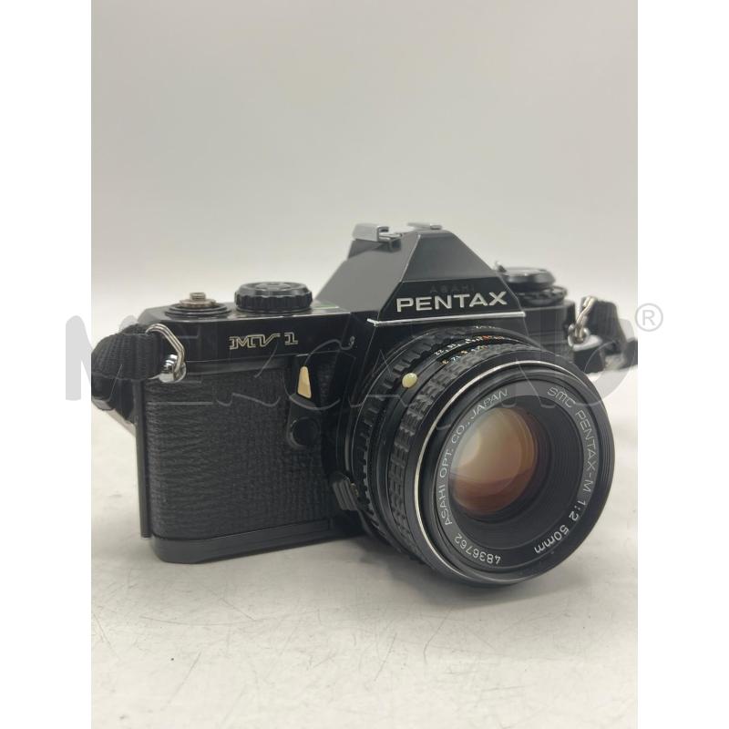 FOTOCAMERA REFLEX PELLICOLA 35 MM PENTAX MV-1 + OBIETTIVO 50 MM | Mercatino dell'Usato Teramo 2