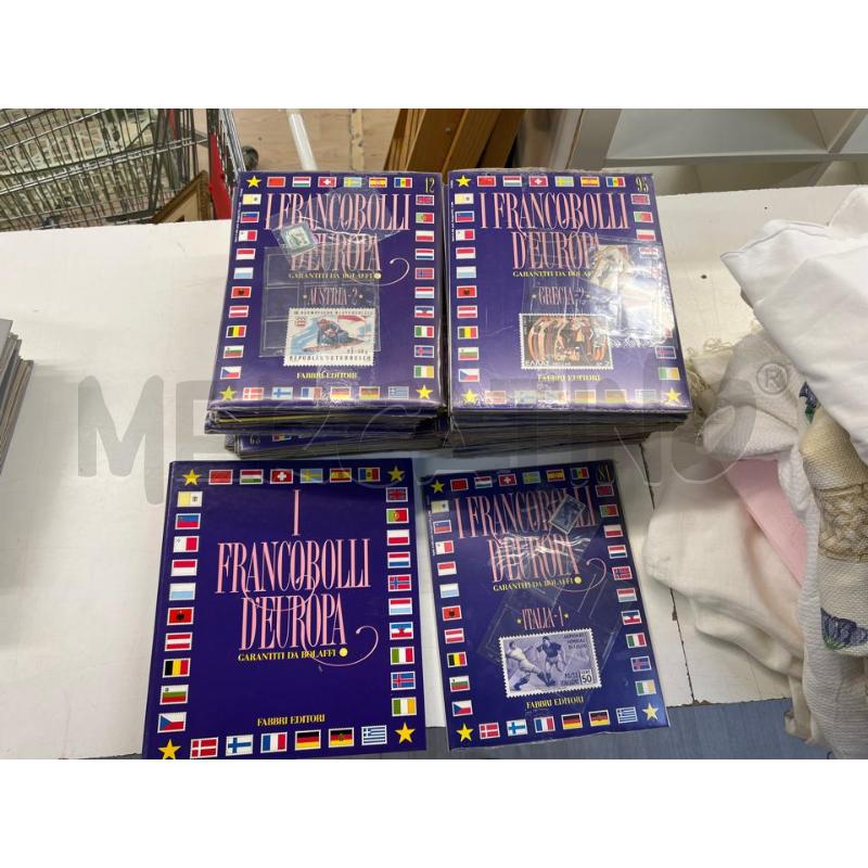 FRANCOBOLLI D'EUROPA FABBRI EDITORI SERIE COMPLETA | Mercatino dell'Usato Teramo 1