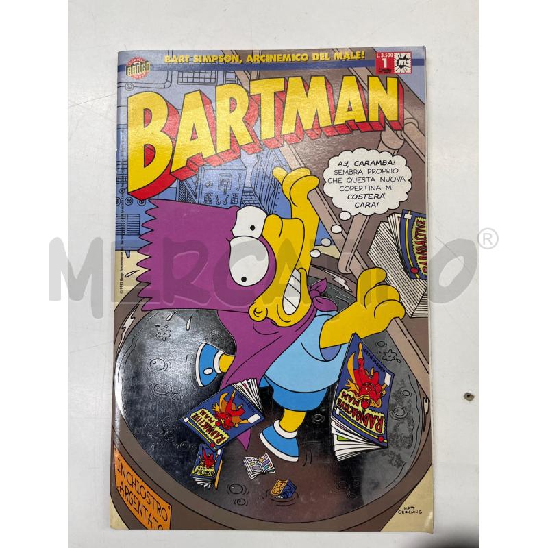 FUMETTO BARTMAN NR 1 1993 BONGO COMICS OTTIME CONDIZIONI | Mercatino dell'Usato Teramo 1