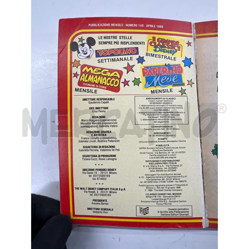 FUMETTO VINTAGE DISNEY RISATE DI PRIMAVERA 1989 | Mercatino dell'Usato Teramo 3