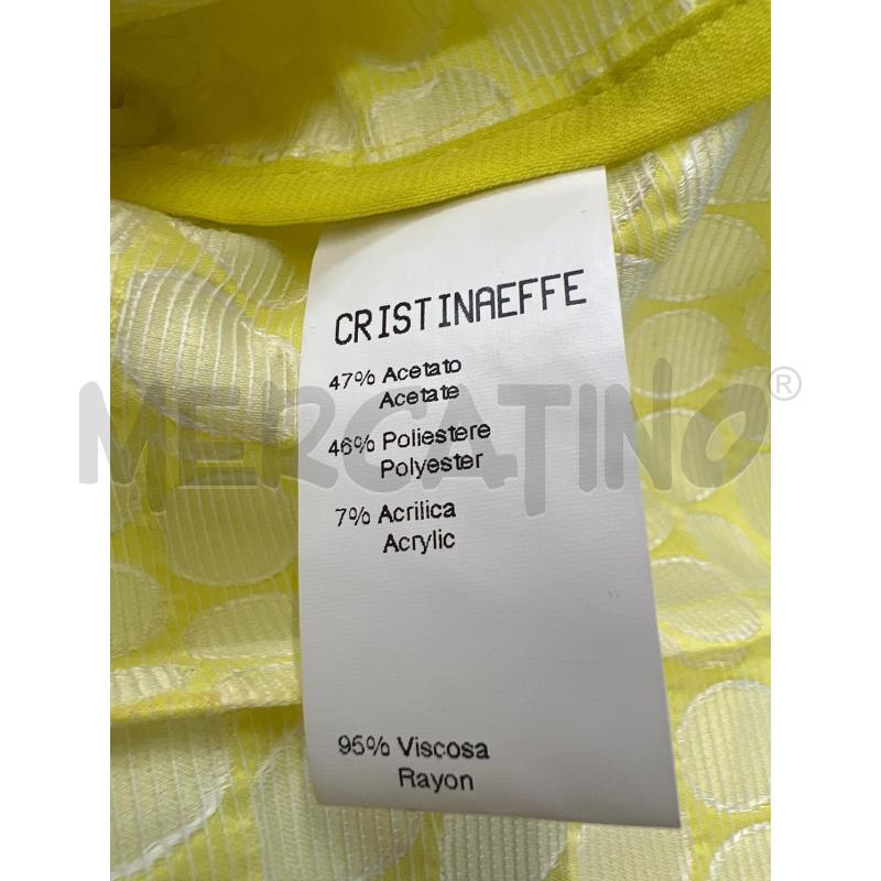 GIACCA DONNA CRISTINA EFFE GIALLO POIS IN RILIEVO | Mercatino dell'Usato Teramo 4
