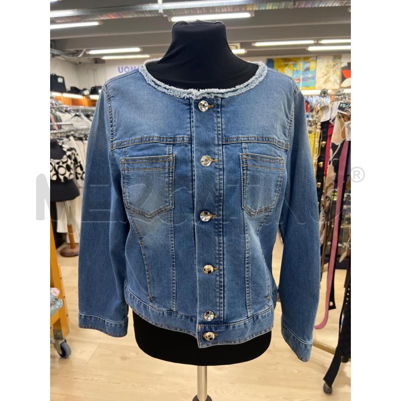 GIACCA DONNA EMME MARELLA BLU JEANS 2 TASCHE | Mercatino dell'Usato Teramo 1