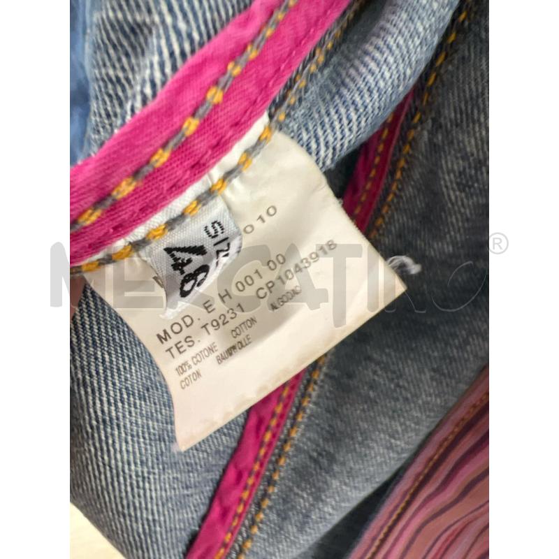 GIACCA DONNA ETRO BLU JEANS BOTTONI ROSA | Mercatino dell'Usato Teramo 4