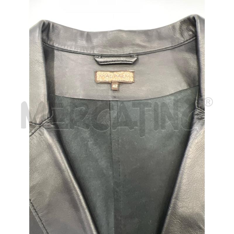 GIACCA DONNA MALIPARMI NERA IN PELLE  | Mercatino dell'Usato Teramo 3