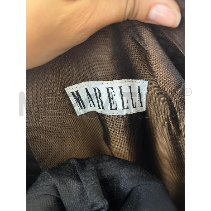 GIACCA DONNA MARELLA MARRONE SCAMOSCIATA VERA PELLE | Mercatino dell'Usato Teramo 5
