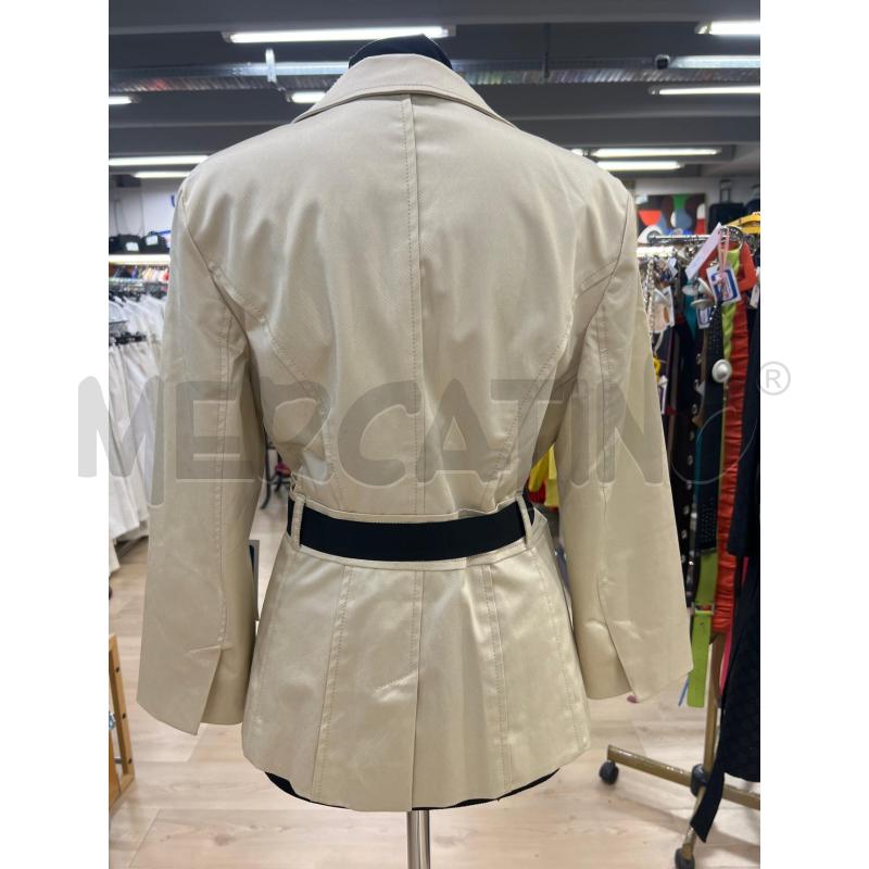 GIACCA DONNA MAX&CO BEIGE CINTA NERA IN VITA | Mercatino dell'Usato Teramo 2