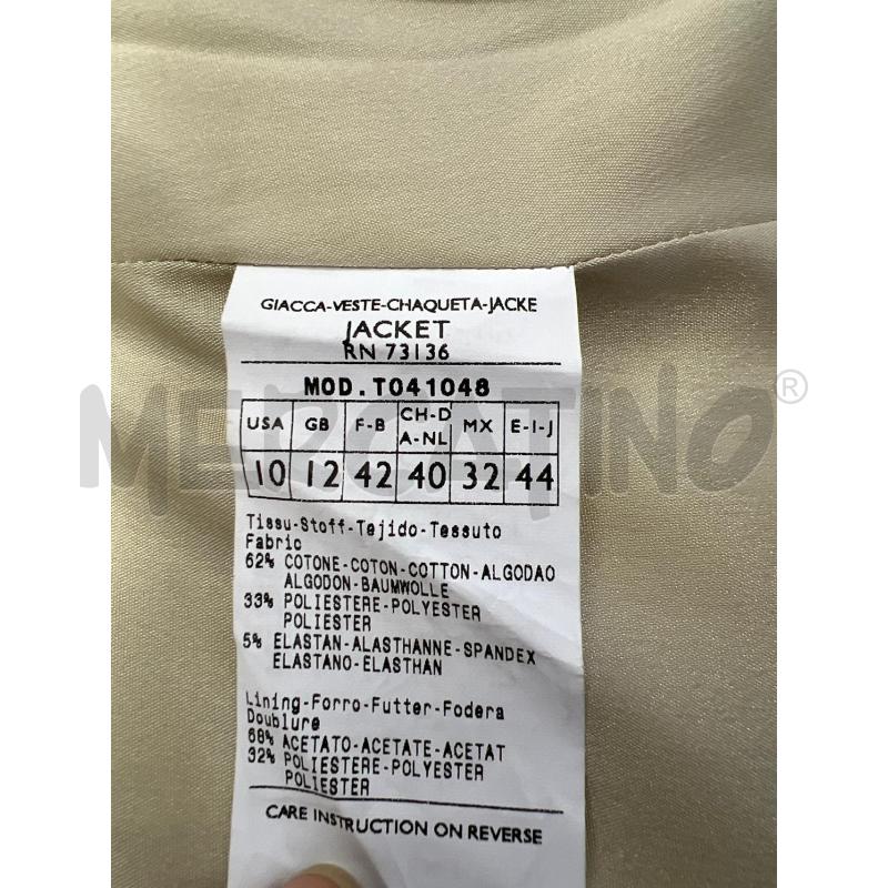GIACCA DONNA MAX&CO BEIGE CINTA NERA IN VITA | Mercatino dell'Usato Teramo 4