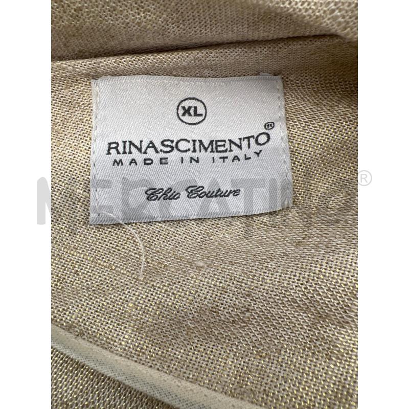 GIACCA DONNA RINASCIMENTO DORATA LUREX 2 TASCHE FINTE | Mercatino dell'Usato Teramo 3