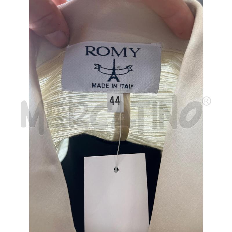 GIACCA DONNA ROMY DORATA COLLETTO RASO 1 BOTTONE | Mercatino dell'Usato Teramo 3