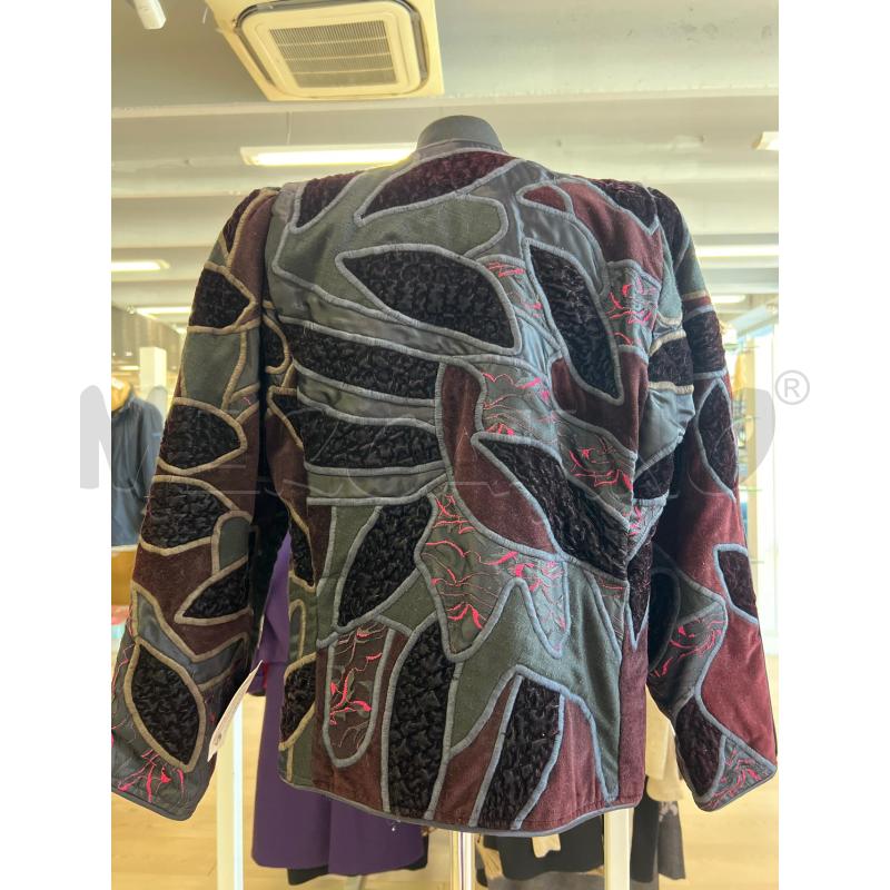 GIACCA DONNA VINTAGE JUDITH ROBERTS TONI NERO VINACCIA  | Mercatino dell'Usato Teramo 2