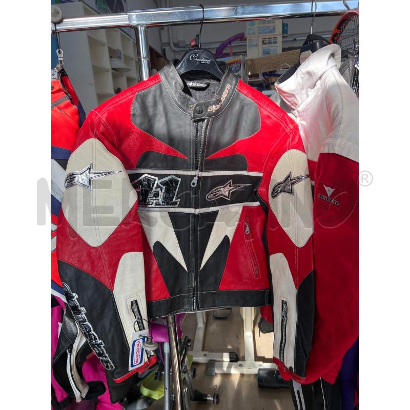 GIACCA UOMO ALPINESTAR ROSSA NERA TG 48 | Mercatino dell'Usato Teramo 1