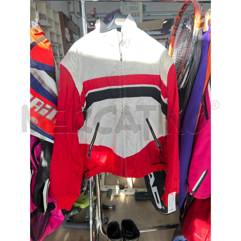 GIACCA UOMO DA MOTO DAINESE BIANCA ROSSA STOFFA | Mercatino dell'Usato Teramo 1