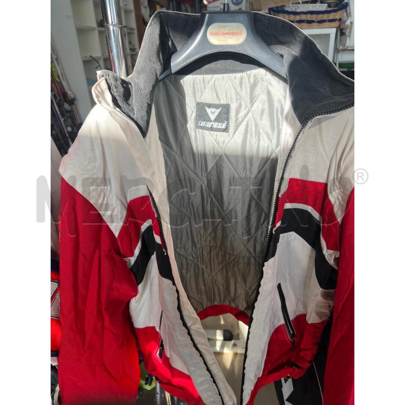 GIACCA UOMO DA MOTO DAINESE BIANCA ROSSA STOFFA | Mercatino dell'Usato Teramo 2