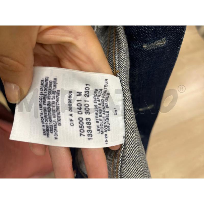GIACCA UOMO DI JEANS BLU 2 TASCHE LEVIS  | Mercatino dell'Usato Teramo 4
