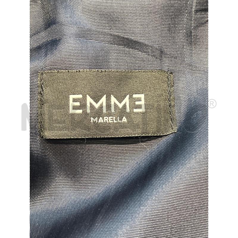 GIACCONE DONNA EMME MARELLA BLU NOTTE FANTASIA BEIGE  | Mercatino dell'Usato Teramo 3