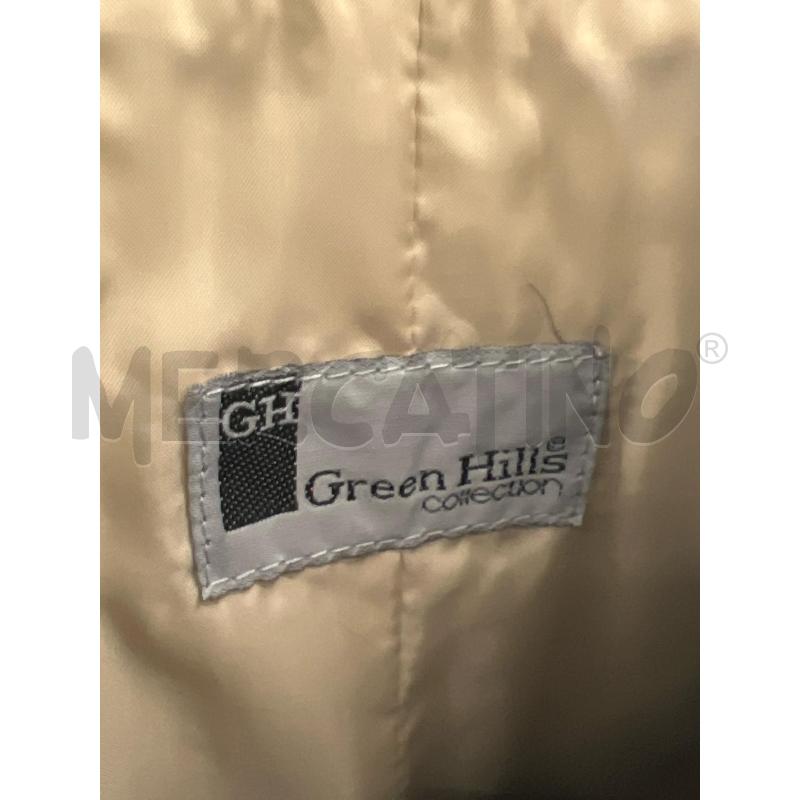 GIACCONE DONNA GREEN HILLS CELESTE VERA PELLE IMBOTTITO TRAPUNTATO | Mercatino dell'Usato Teramo 4