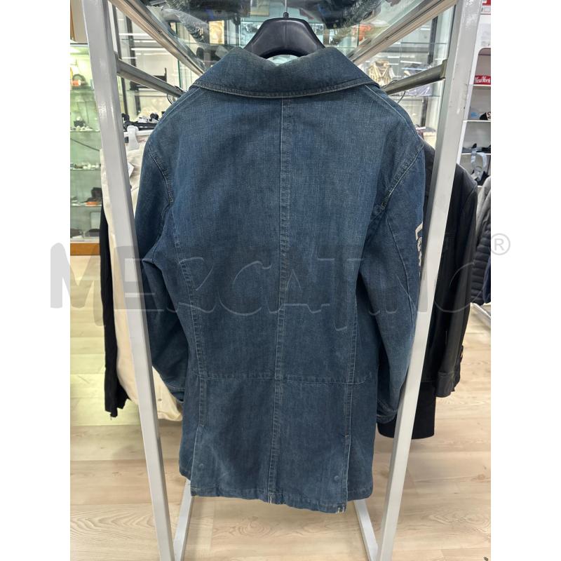 GIACCONE UOMO ARMANIJEANS BLU JEANS SCRITTE BIANCHE  | Mercatino dell'Usato Teramo 2