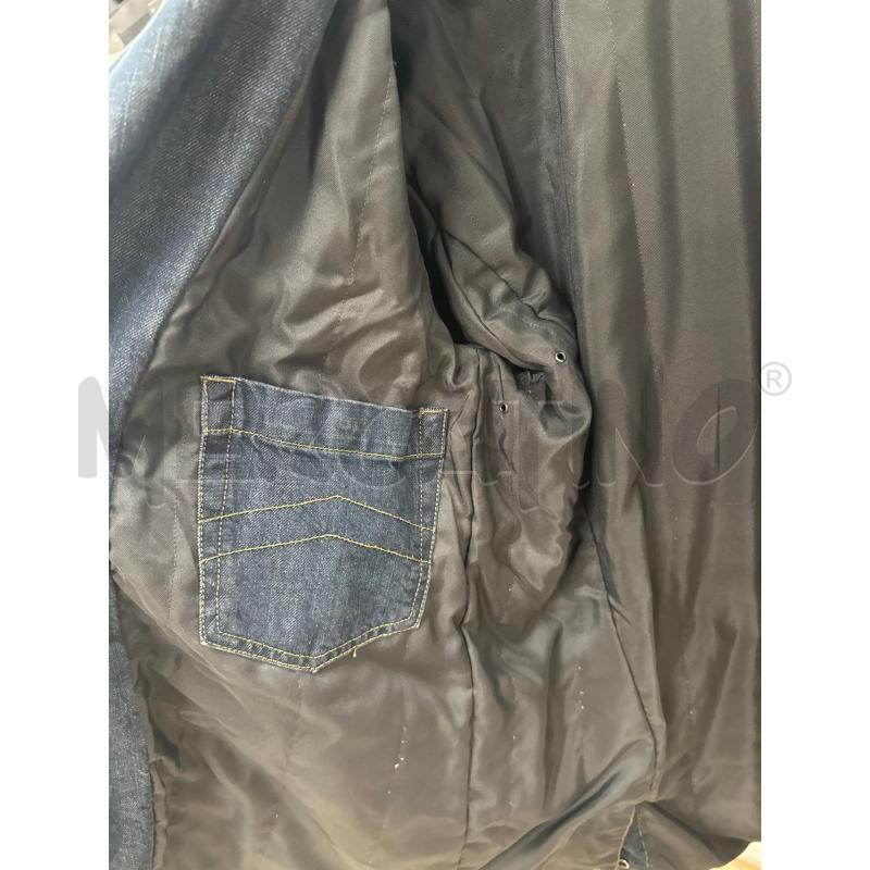 GIACCONE UOMO ARMANIJEANS BLU JEANS SCRITTE BIANCHE  | Mercatino dell'Usato Teramo 5