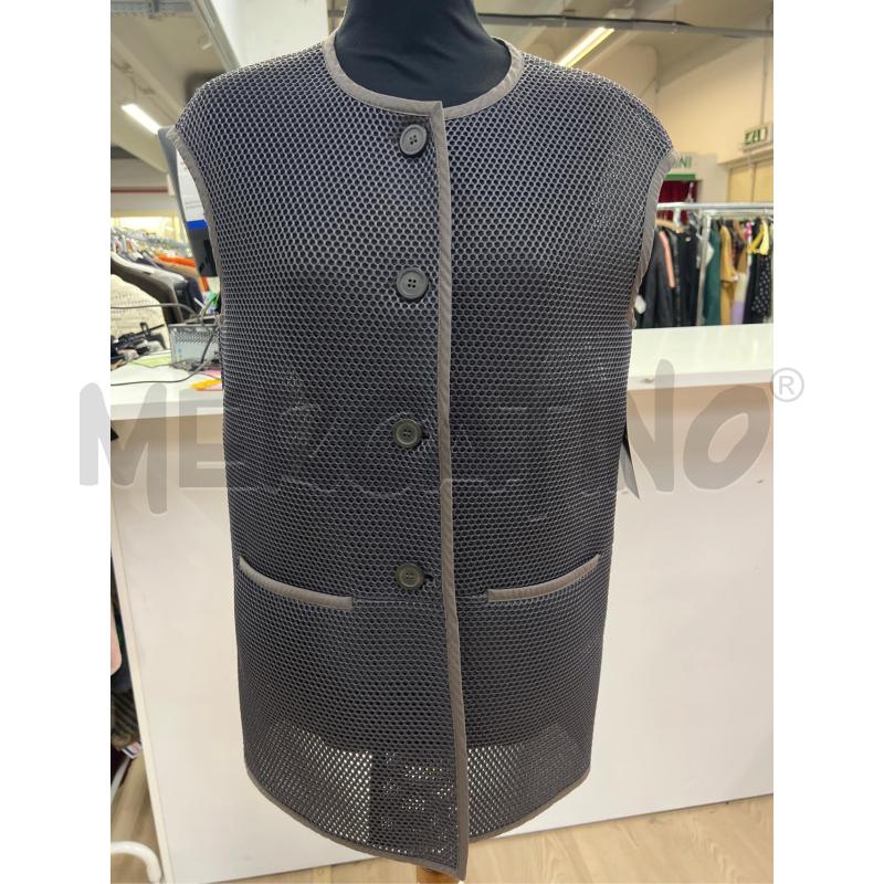 GILET DONNA PESERICO GRIGIO TRAFORATO  | Mercatino dell'Usato Teramo 1