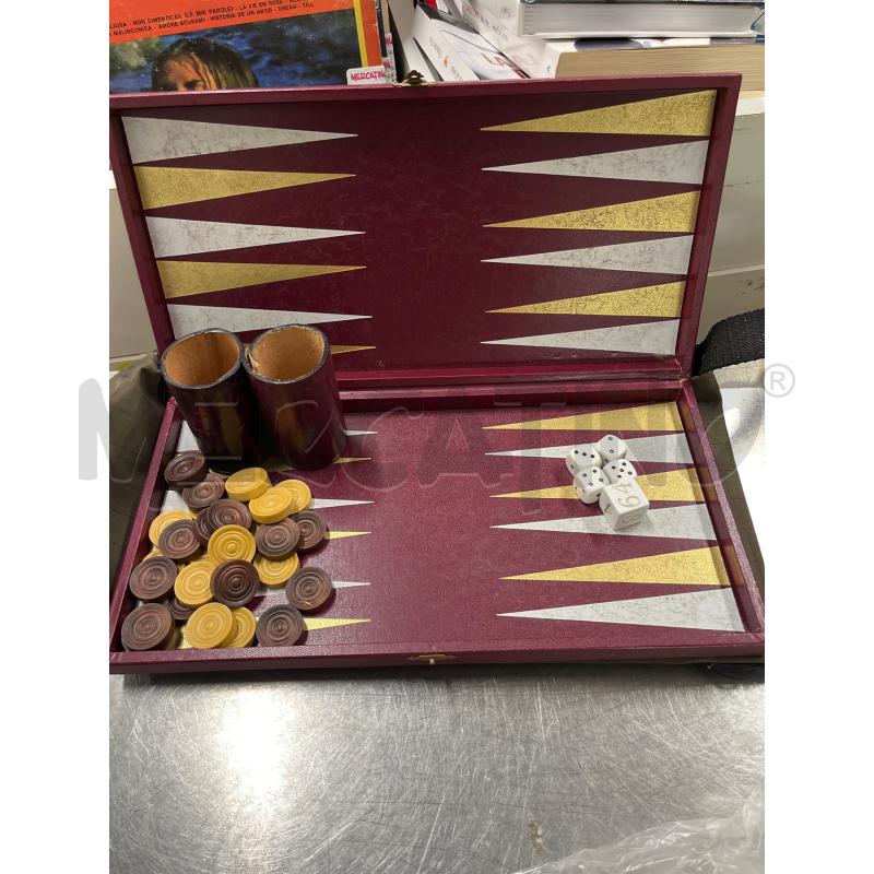 GIOCO DA TAVOLO BACKGAMMON DAL NEGRO | Mercatino dell'Usato Teramo 1