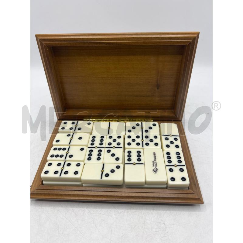 GIOCO DOMINO+ SCATOLA IN LEGNO | Mercatino dell'Usato Teramo 1