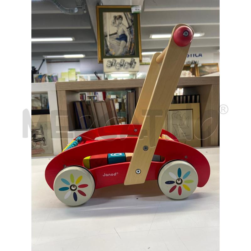 GIOCO IN LEGNO CARRELLINO JANOD CON CUBI | Mercatino dell'Usato Teramo 2