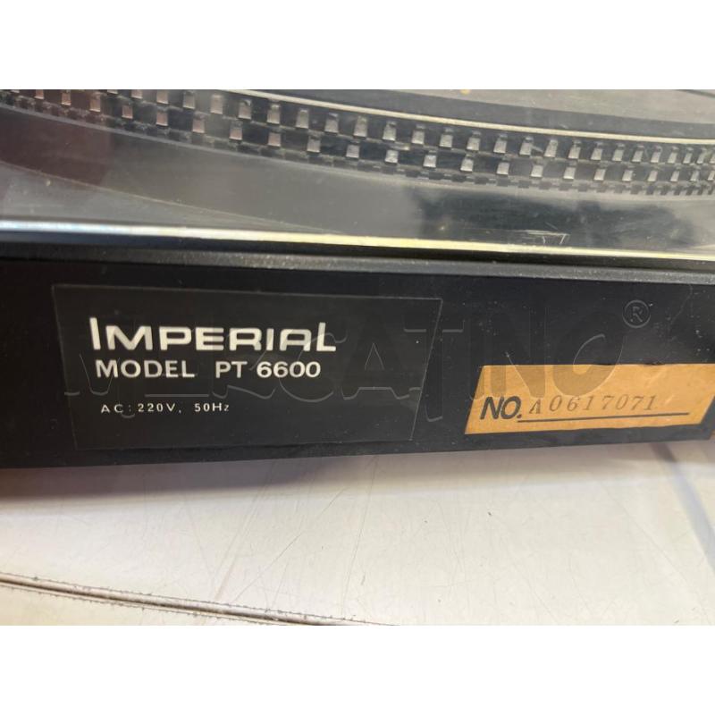 GIRADISCHI PT 6600 IMPERIAL DIRECT DRIVE | Mercatino dell'Usato Teramo 3