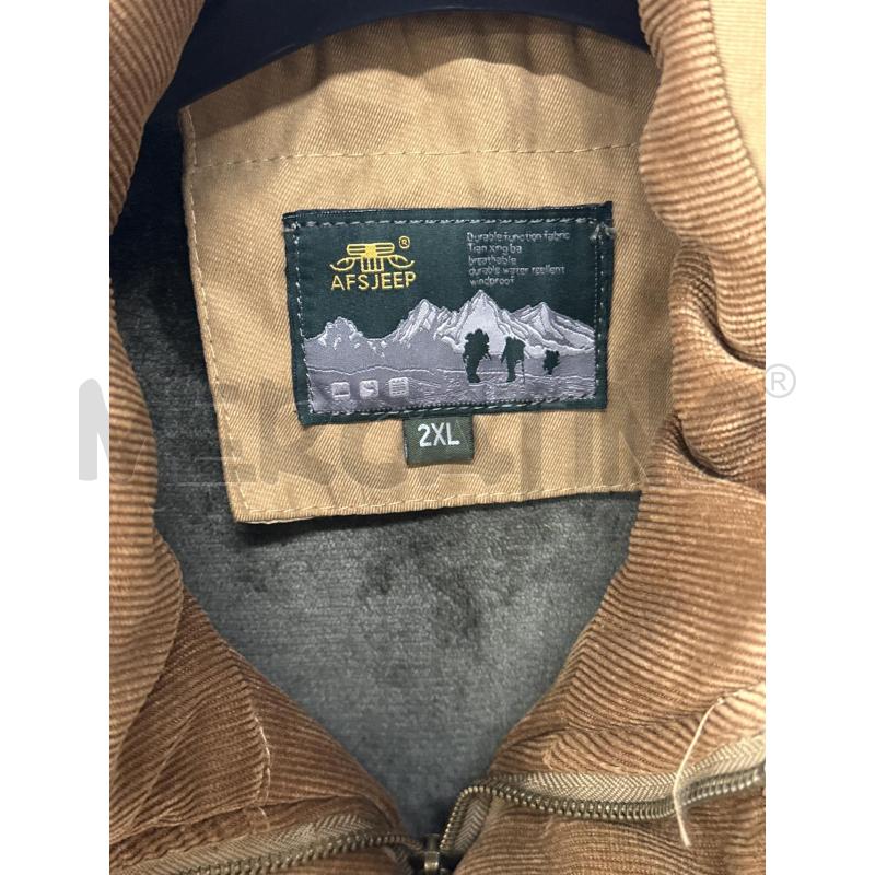 GIUBBOTTO UOMO AFSJEEP COL CAMMELLO INTERNO VERDE CAPPUCCIO AMOVIBILE | Mercatino dell'Usato Teramo 2