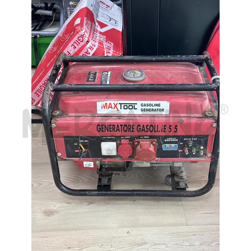 GRUPPO ELETTROGENO 220 E 380 ROSSO NERO A BENZINA | Mercatino dell'Usato Teramo 1