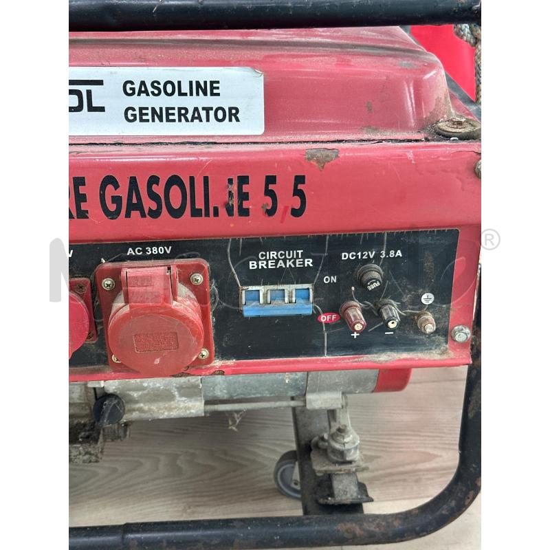 GRUPPO ELETTROGENO 220 E 380 ROSSO NERO A BENZINA | Mercatino dell'Usato Teramo 2