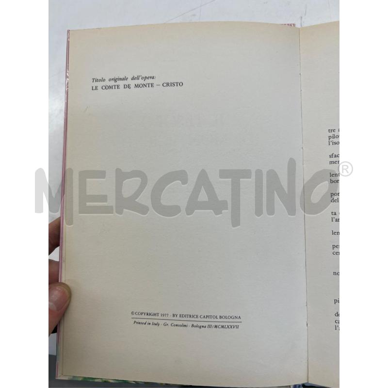 IL TESORO DI MONTECRISTO - ALEXANDRE DUMAS - ED. CAPITOL - 1977 | Mercatino dell'Usato Teramo 3