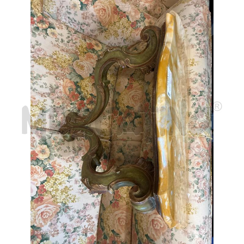 INGRESSO CONSOLLE STILE VENEZIANO IN LEGNO PIANO IN MARMO | Mercatino dell'Usato Teramo 3