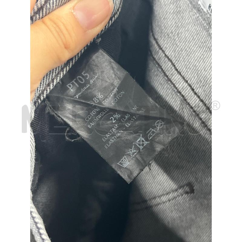 JEANS UOMO PT05 NERO INTERNO GRIGIO | Mercatino dell'Usato Teramo 2