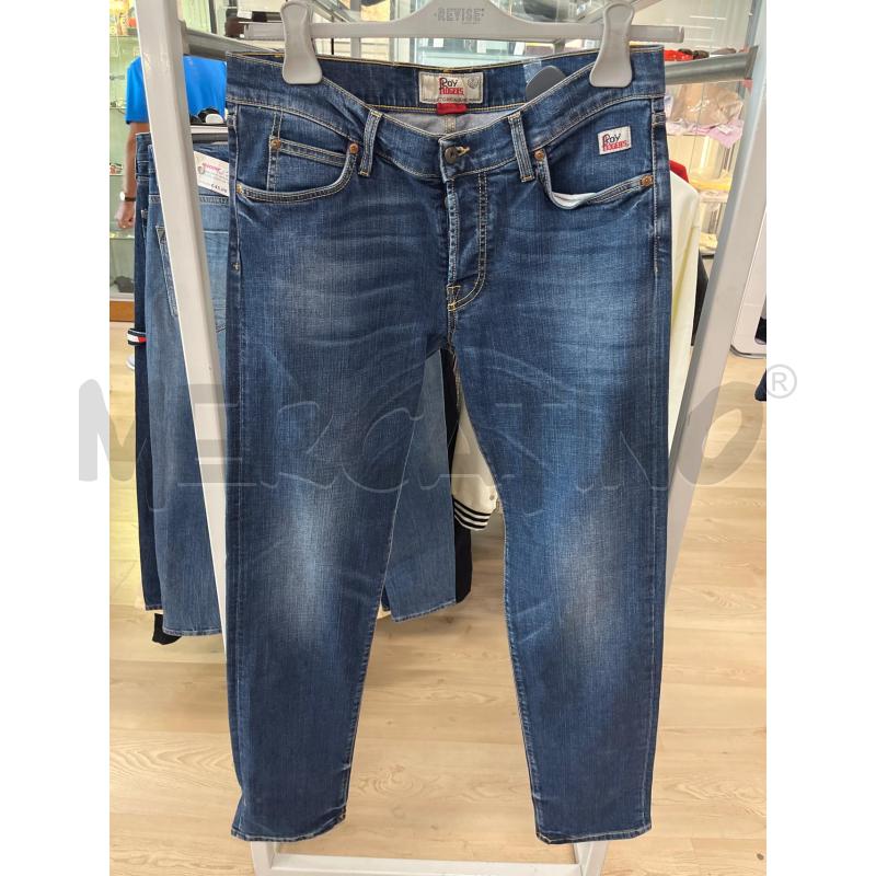 JEANS UOMO ROY ROGERS VARIO BLU CUCITURE GIALLE | Mercatino dell'Usato Teramo 1