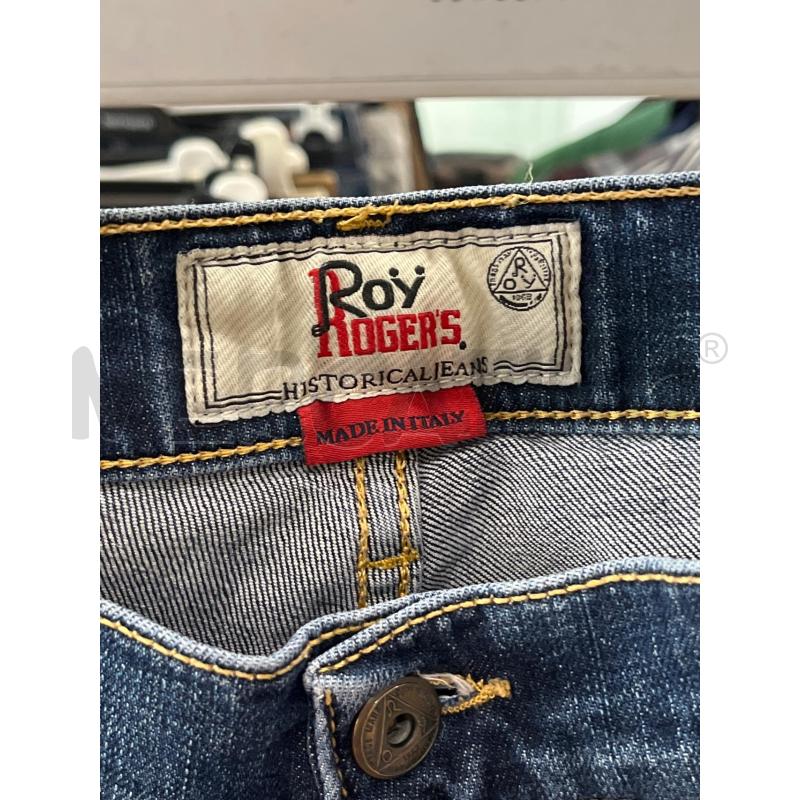 JEANS UOMO ROY ROGERS VARIO BLU CUCITURE GIALLE | Mercatino dell'Usato Teramo 2