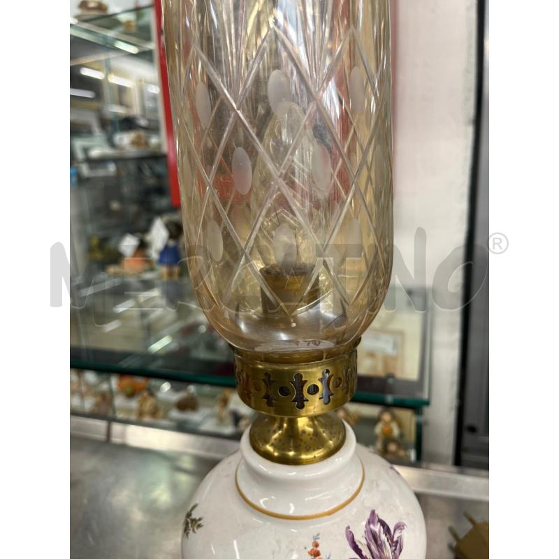 LAMPADARIO 1 LUCE FAZZOLETTO VETRO TONI FUCSIA | Mercatino dell'Usato Teramo 2