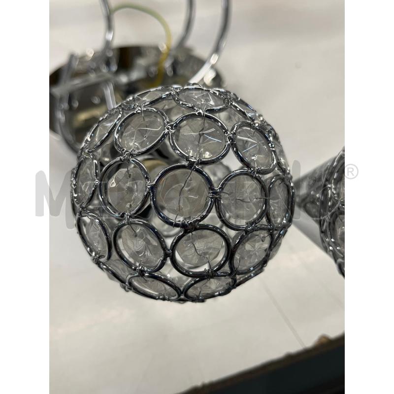 LAMPADARIO APPLIQUE 5 LUCI METALLO DESIGN | Mercatino dell'Usato Teramo 2