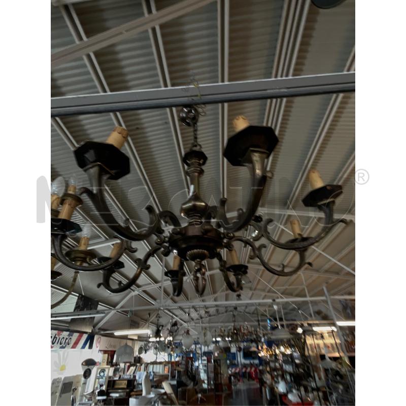 LAMPADARIO BRACCIA OTTONE 8 LUCI  | Mercatino dell'Usato Teramo 2