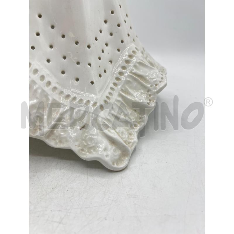 LAMPADARIO CERAMICA BIANCO FORMA FAZZOLETTO | Mercatino dell'Usato Teramo 2
