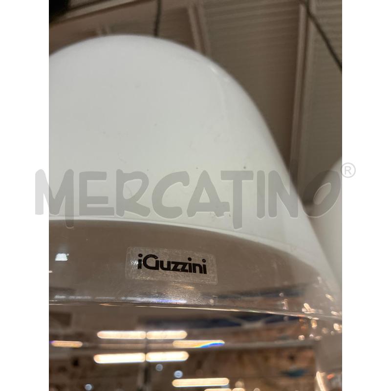 LAMPADARIO GUZZINI KUALA A CAMPANA BIANCO STRASPARENTE 1 LUCE | Mercatino dell'Usato Teramo 5