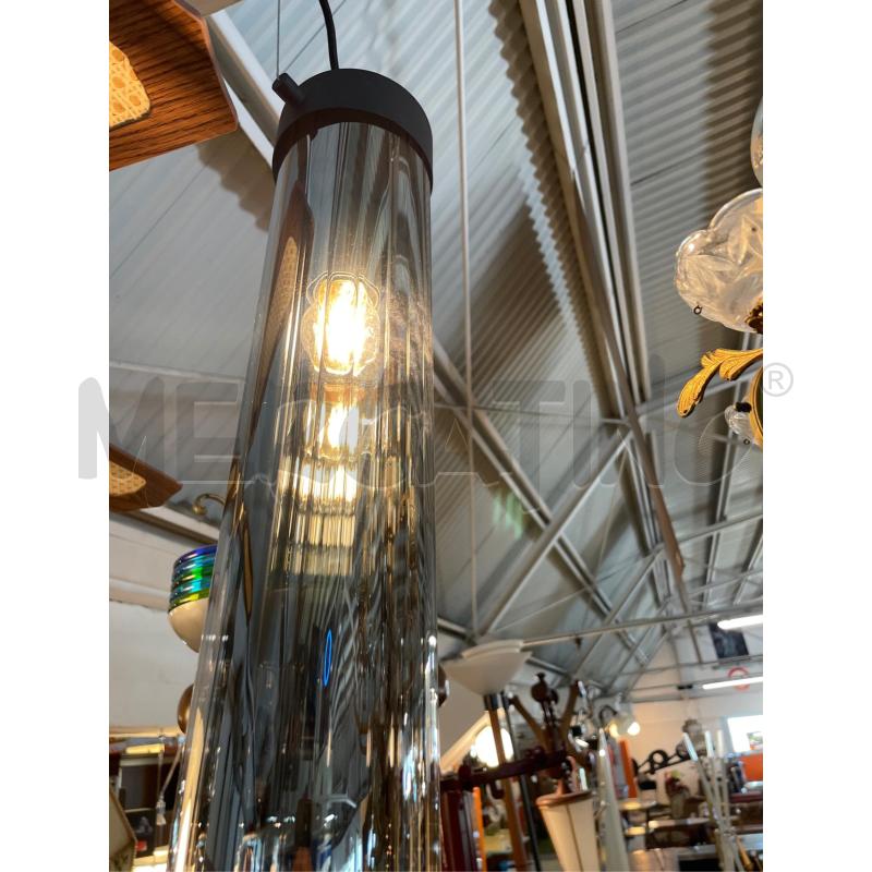 LAMPADARIO MAISON DU MONDE CILINDRO GRIGIO MODERNO  | Mercatino dell'Usato Teramo 3