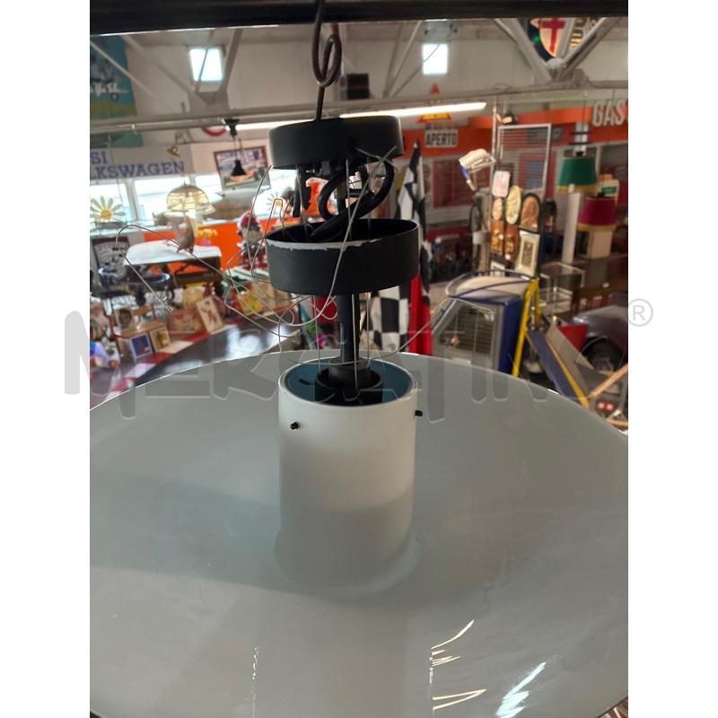 LAMPADARIO PLAFONIERA VETRO MURANESE TONI AZZURRI TONDA - PROB CARLO NASON - FORO CENTRALE | Mercatino dell'Usato Teramo 3