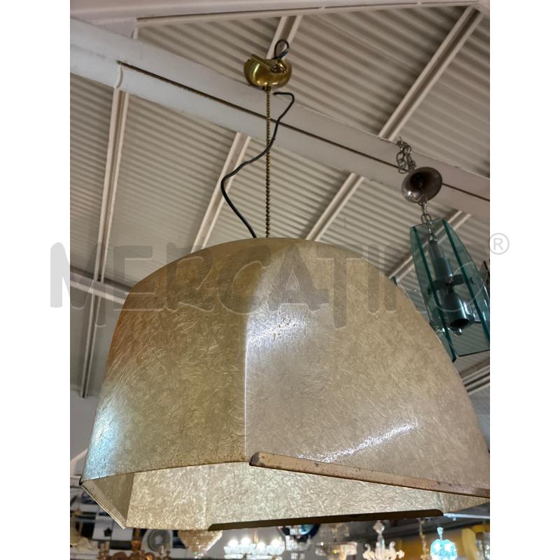 LAMPADARIO SALVATORE GREGORIETTI PER LAMPERTI IN FIBRA DI VETROXL | Mercatino dell'Usato Teramo 2