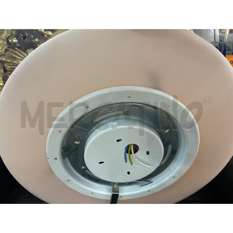 LAMPADARIO SOFFITTO PLAFONIERA MURANO DUE VETRO ROSA CALLA DESIGN ORIGIANALI MURANO | Mercatino dell'Usato Teramo 4