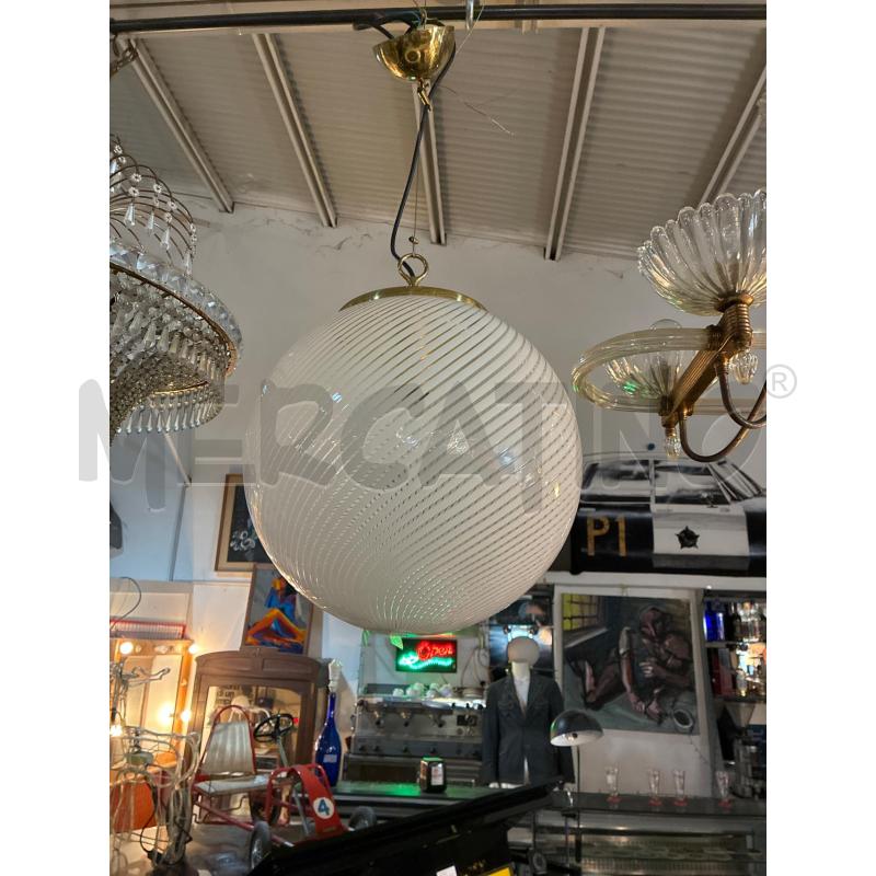 LAMPADARIO VENINI MOD.TESSUTO MURANO DESIGN LUDOVICO DIAZ DE SANTILLANA | Mercatino dell'Usato Teramo 1