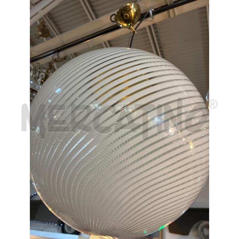 LAMPADARIO VENINI MOD.TESSUTO MURANO DESIGN LUDOVICO DIAZ DE SANTILLANA | Mercatino dell'Usato Teramo 2