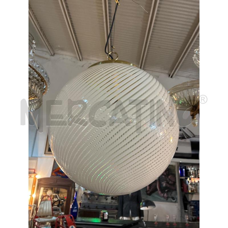 LAMPADARIO VENINI MOD.TESSUTO MURANO DESIGN LUDOVICO DIAZ DE SANTILLANA | Mercatino dell'Usato Teramo 5