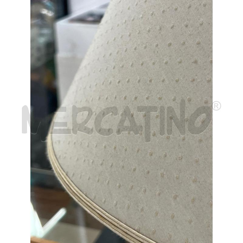 LAMPADA CERAMICA BIANCA DORATA | Mercatino dell'Usato Teramo 2