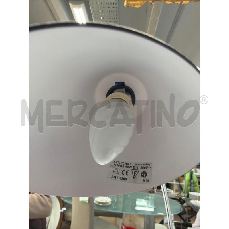 LAMPADA DA SCRIVANIA NERA ARCO METALLO STILPLAST | Mercatino dell'Usato Teramo 2